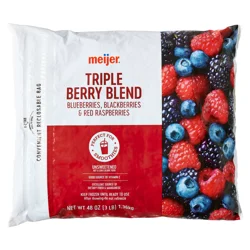 Meijer Frozen Triple Berry Fruit Blend, 48 Oz