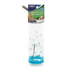 CRITTER WARE Crystal Clear Small Animal Water Bottle, 16 Oz