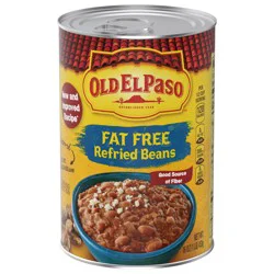 Old El Paso Fat Free Refried Beans, 16 Oz Can