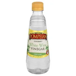 Pompeian White Wine Vinegar, 16 Fl Oz