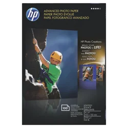 Hp Photo Paper 4x6 Advanced Glossy 100 Ct.