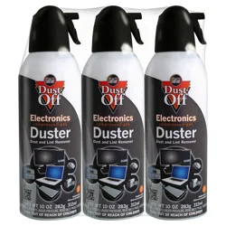 Falcon Dust-Off Aerosol Compressed Gas (152a) Disposable Cleaning Duster, 3-Count 10 Oz Can