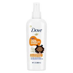 Dove Beauty Kids' 2-in-1 Detangler & Refresher Spray for Coils, Curls & Waves - 8 fl oz
