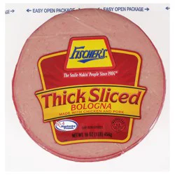 FISCHERS Fischer's Thick Sliced Bologna, 16 Oz, 1 Lb