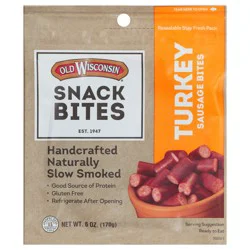 Old Wisconsin Turkey Sausage Snack Bites, 6 Oz