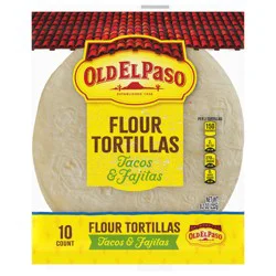 Old El Paso Flour Tortillas, 10 Count, 8.2 Oz
