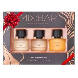 MIX:BAR Mini EDP Trio Gift Set - Vanilla Bourbon + Whipped Almond + Honey Milk - 3pc