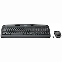 Logitech Keyboard & Mouse Combo Wireless Mk320 Blk