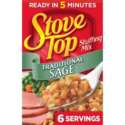 Kraft Stove Top Traditional Sage Stuffing Mix, 6 Oz Box