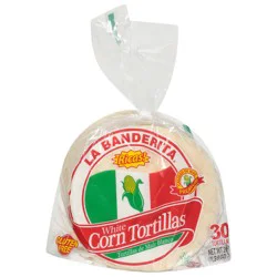 La Banderita White Corn Tortillas, 24.9 Oz