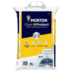 Morton® Clean And Protect® Water Softener Salt Pellets, 40 Lb. Bag