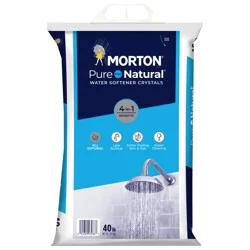 Morton® Pure And Natural® Water Softener Salt Crystals, 40 Lb. Bag