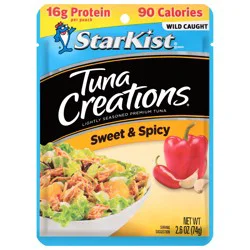 Starkist Tuna Creations Sweet And Spicy, 2.6 Oz Pouch