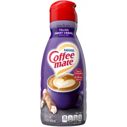 Coffee Mate Italian Sweet Crème Flavored Coffee Creamer, Gluten-Free, 63 Servings 32 Fl Oz