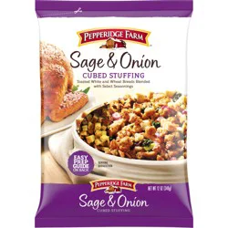 Pepperidge Farm Sage & Onion Cubed Stuffing, 12 Oz