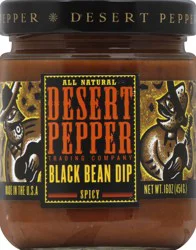 DESERT PEPPER Dessert Pepper Black Bean Dip - 16 Oz