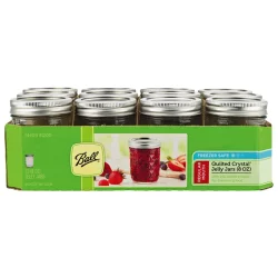 8 Oz. Ball Quilted Jelly Jar, 12 Count