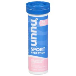 Nuun Sport Electrolyte Tablets, Strawberry Lemonade, 10ct