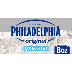 Kraft Philadelphia Reduced Fat Cream Cheese, 8 Oz Brick