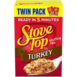 Kraft Stove Top Stuffing Mix For Turkey, 2 Ct Pack, 6 Oz Boxes