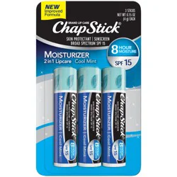 Chapstick Lip Moist Cool Mint 3ct