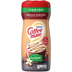 Nestle Coffee Mate Vanilla Caramel Sugar Free Powder Coffee Creamer 10.2 Oz.