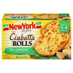 New York Brand Olde World Ciabatta Rolls With Real Cheese 10 Oz