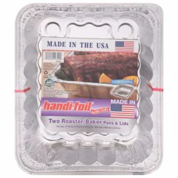 Handi Foil Handi-Foil Eco-Foil Cook-N-Carry Roaster Baker Pan, 2 Pack