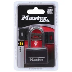 Master Lock Black Cover With 2" Shackle 141dlf