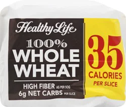 Healthy Life 35 Calorie Wheat Bread 16 Oz.