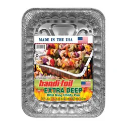 Handi Foil Extra Deep Bbq King Utility Pan